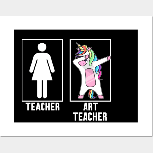 Teacher vs Art teacher Posters and Art